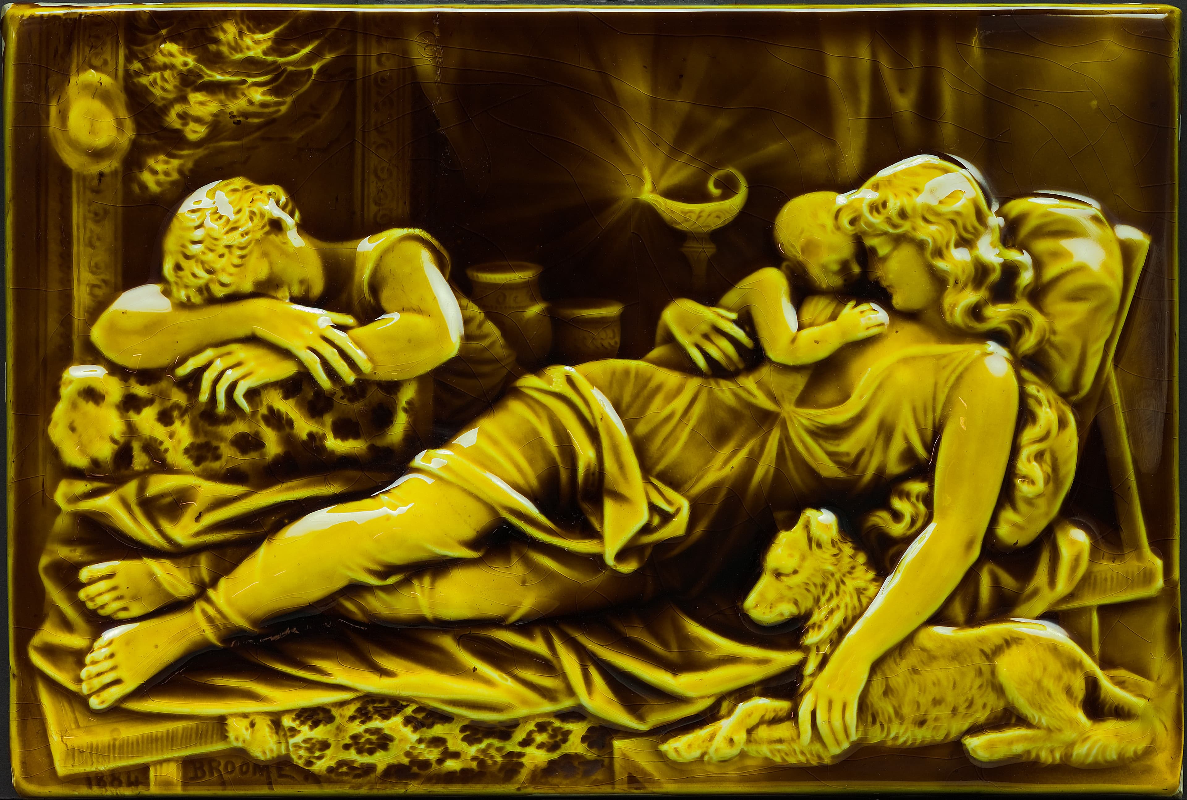 A late nineteenth century tile.